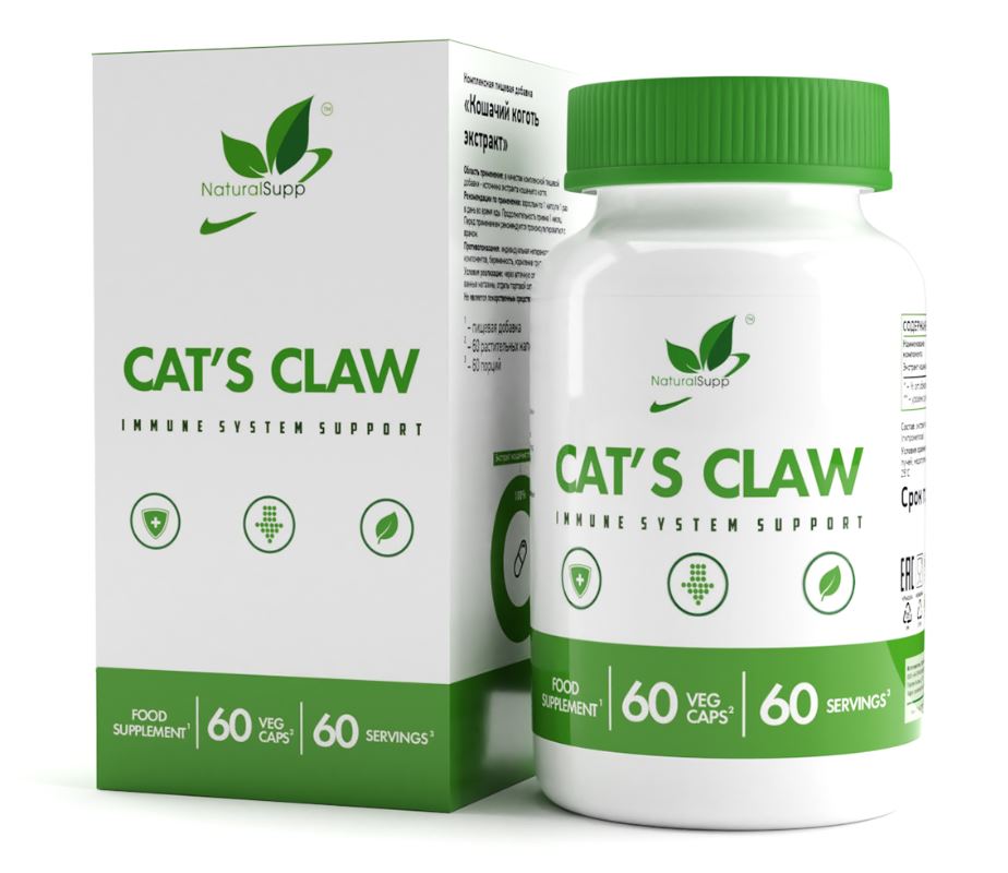 Кошачий коготь 60 капс. NaturalSupp