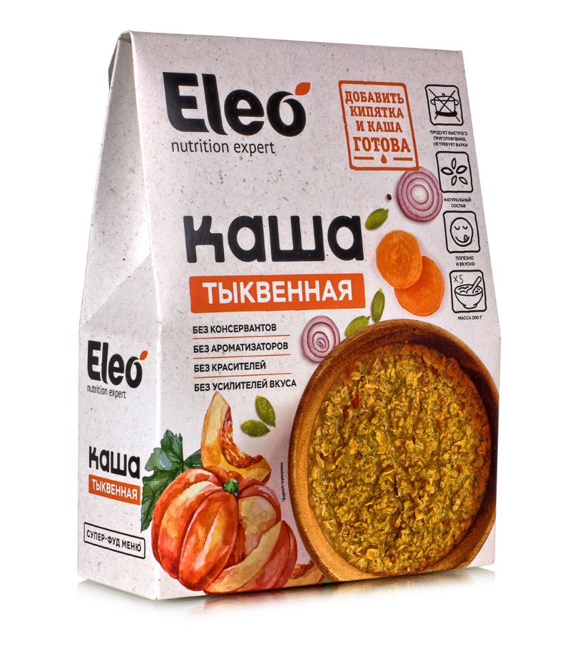 Каша тыквенная Eleo. 200гр 5 порций. Специалист