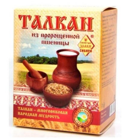Талкан из пророщенной пшеницы 500 г. Злаки Сибири