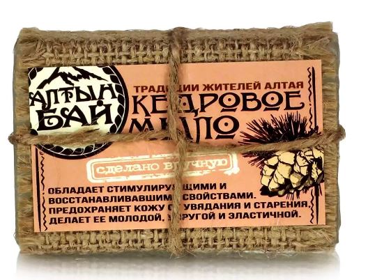 Мыло "Кедровое"80 гр Алтын Бай