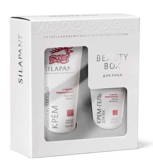 Силапант  Набор для лица «BEAUTY BOX» (крем/лица омолаж. 75 мл + крем-гель/вокру глаз 30 мл)