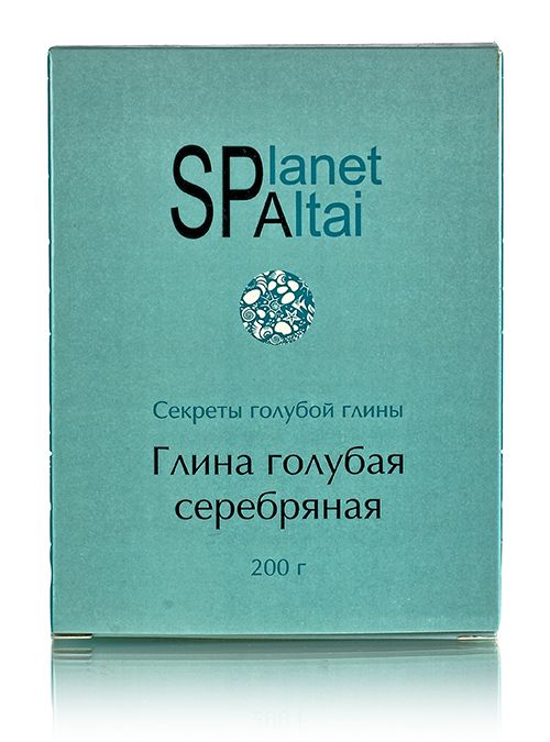 Глина голубая "Серебряная" 200гр. Planet Spa