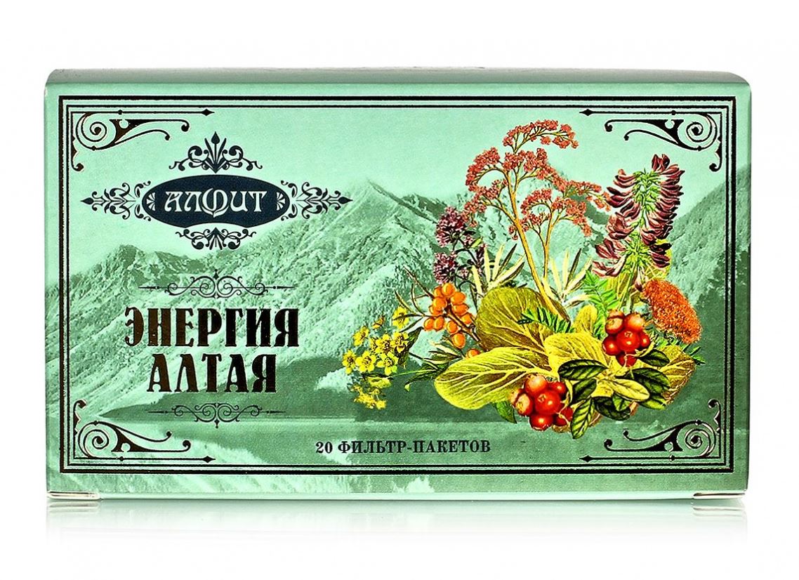 Чай "Энергия Алтая" 20 ф/п по 2гр. Алфит Гален
