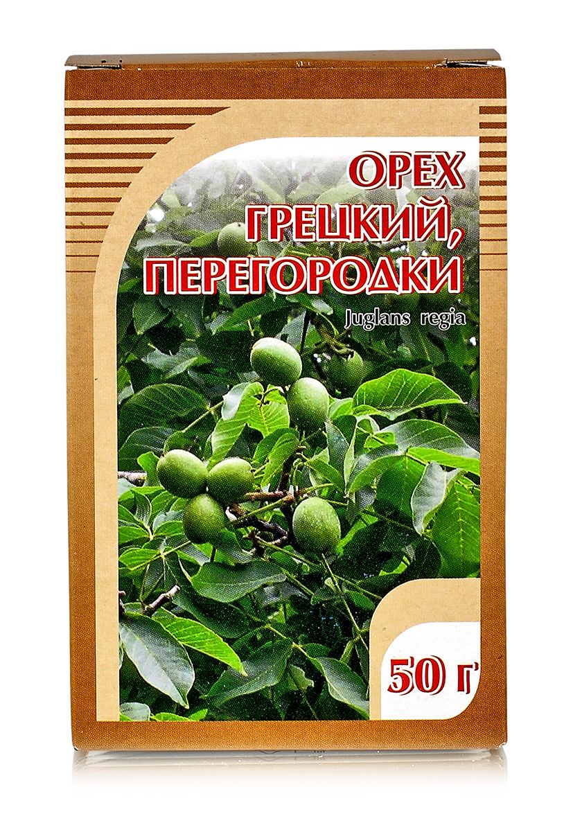 Орех грецкий, перегородки 50гр. Хорст