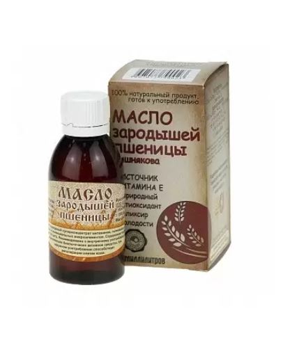 Масло зародышей пшеницы, 100 мл Злаки Сибири. Вектор здоровья