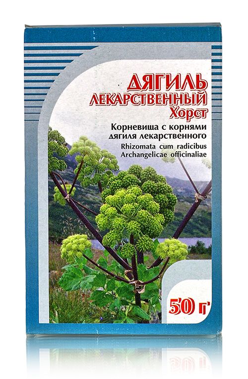Дягиль лекарственный, корневища с корнями 50гр. Хорст