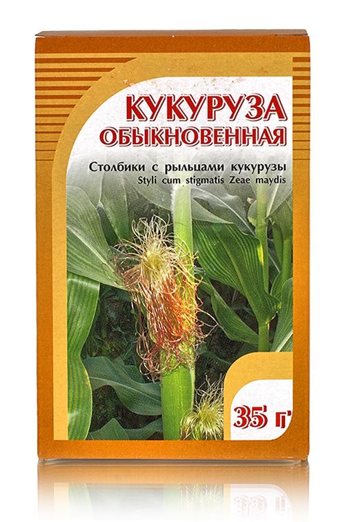 Кукуруза обыкновенная, столбики с рыльцами 35гр. Хорст