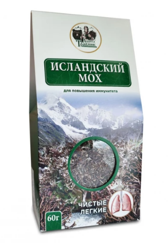 Исландский мох. 60 гр. коробочка. Данила Травник