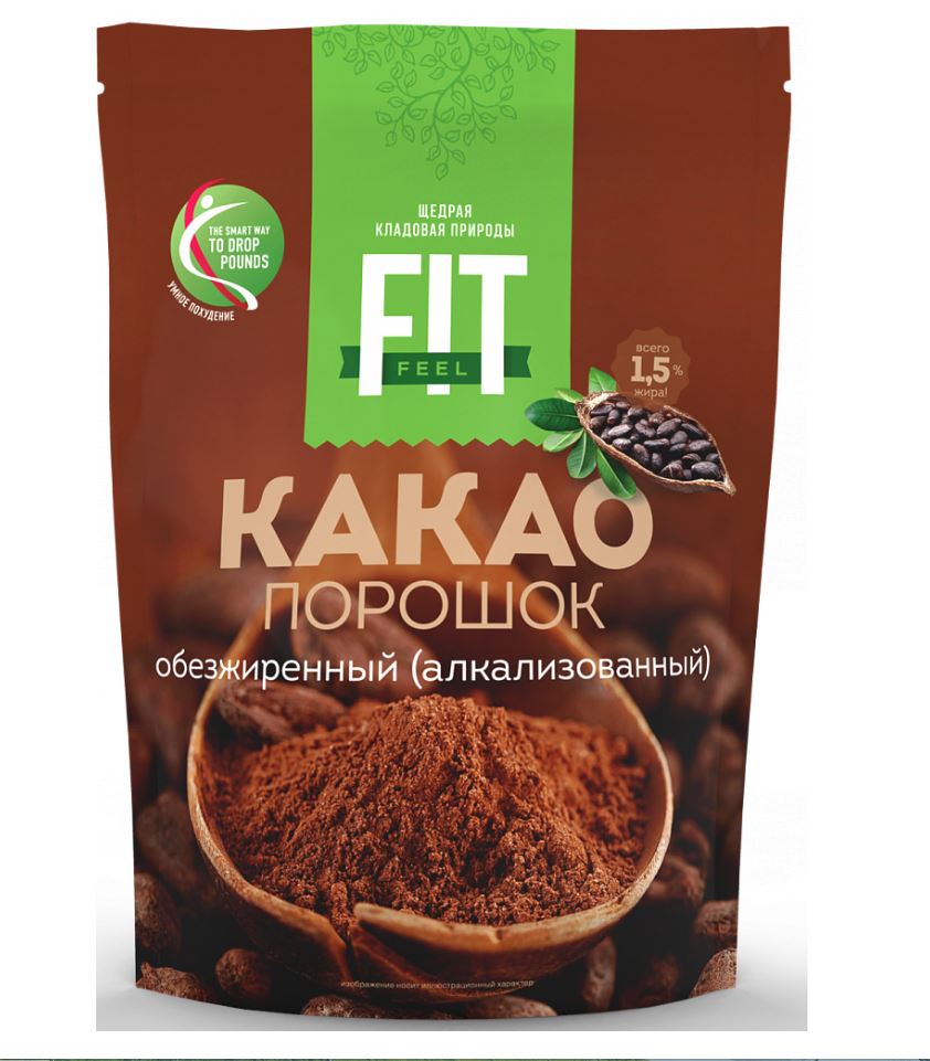Какао обезжиренный 150г ФитПарад