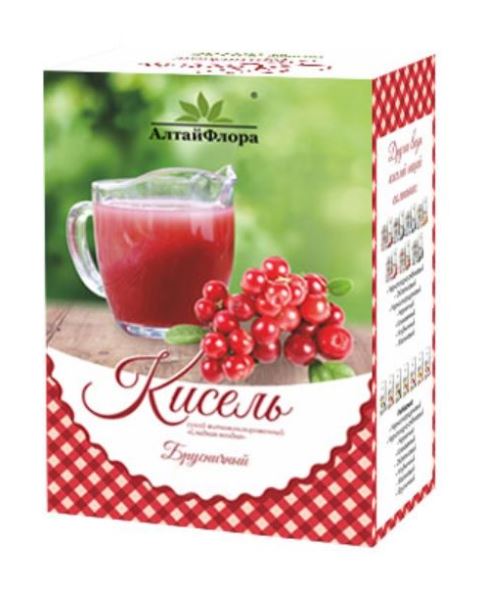Кисель брусничный 500 г коробка