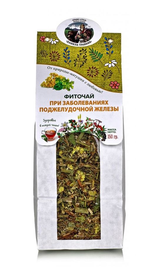 Сбор "При заболеваниях поджелудочной железы" в бум.уп. 150 гр. Данила Травник