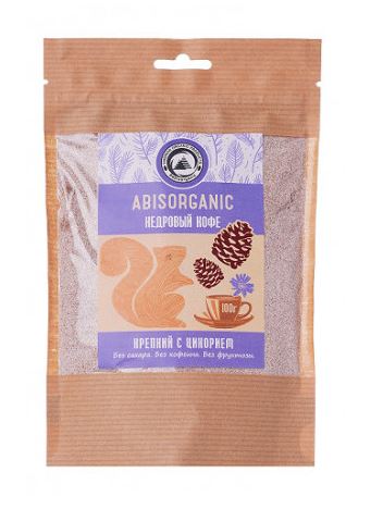 Кедровый кофе крепкий с цикорием 100г ABISORGANIC