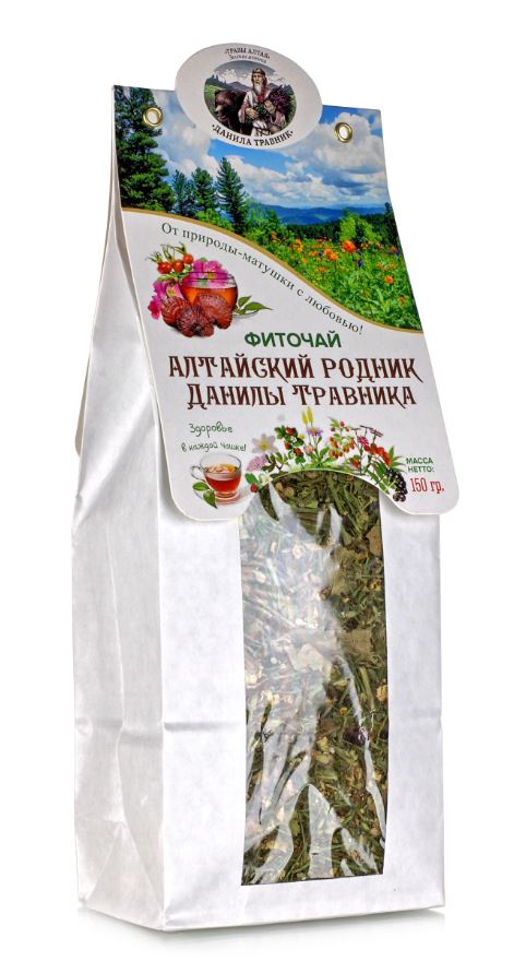 Сбор "Алтайский родник" в бумажной упаковке 150 гр. Данила Травник