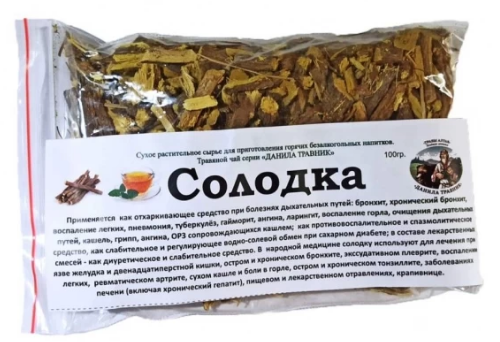Солодка корень 100 гр Данила Травник