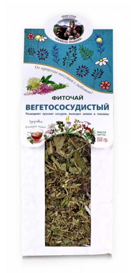 Сбор "Вегетососудистый" в бумажной упаковке 140 гр. Данила Травник