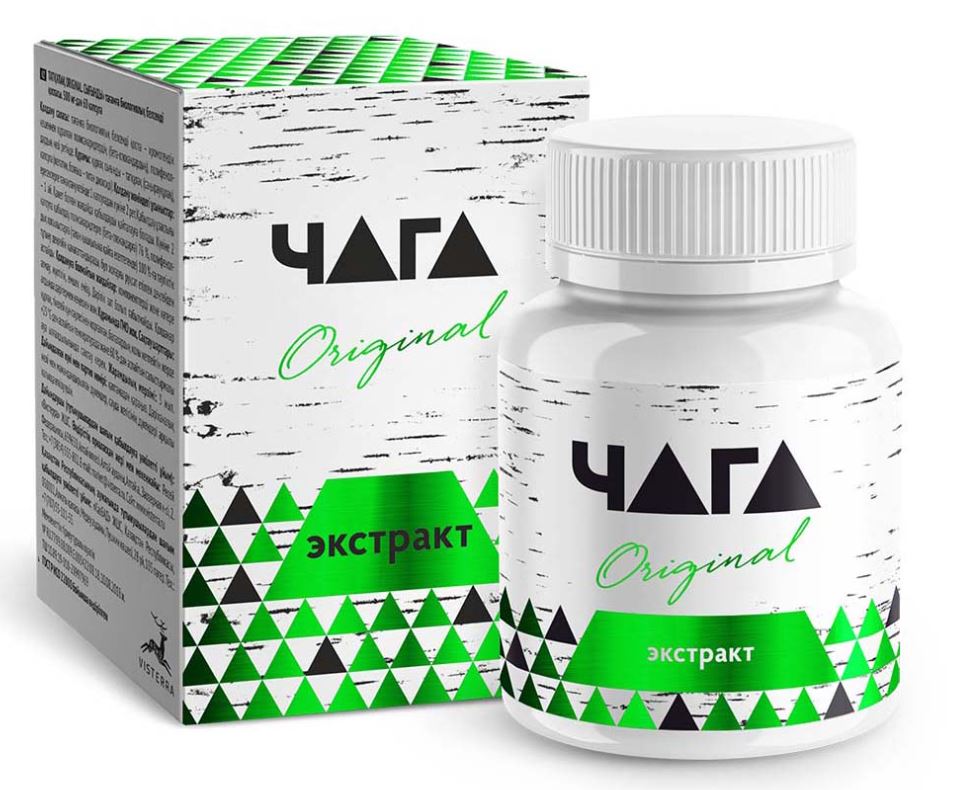 Экстракт "Чага Original" 60 капс. Вистерра БАД