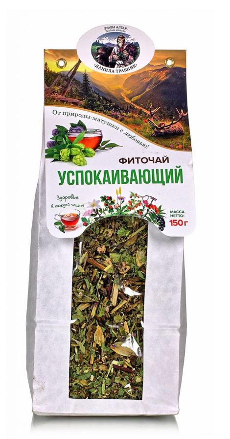 Сбор "Успокаивающий " в бумажной упаковке 150 гр. Данила Травник