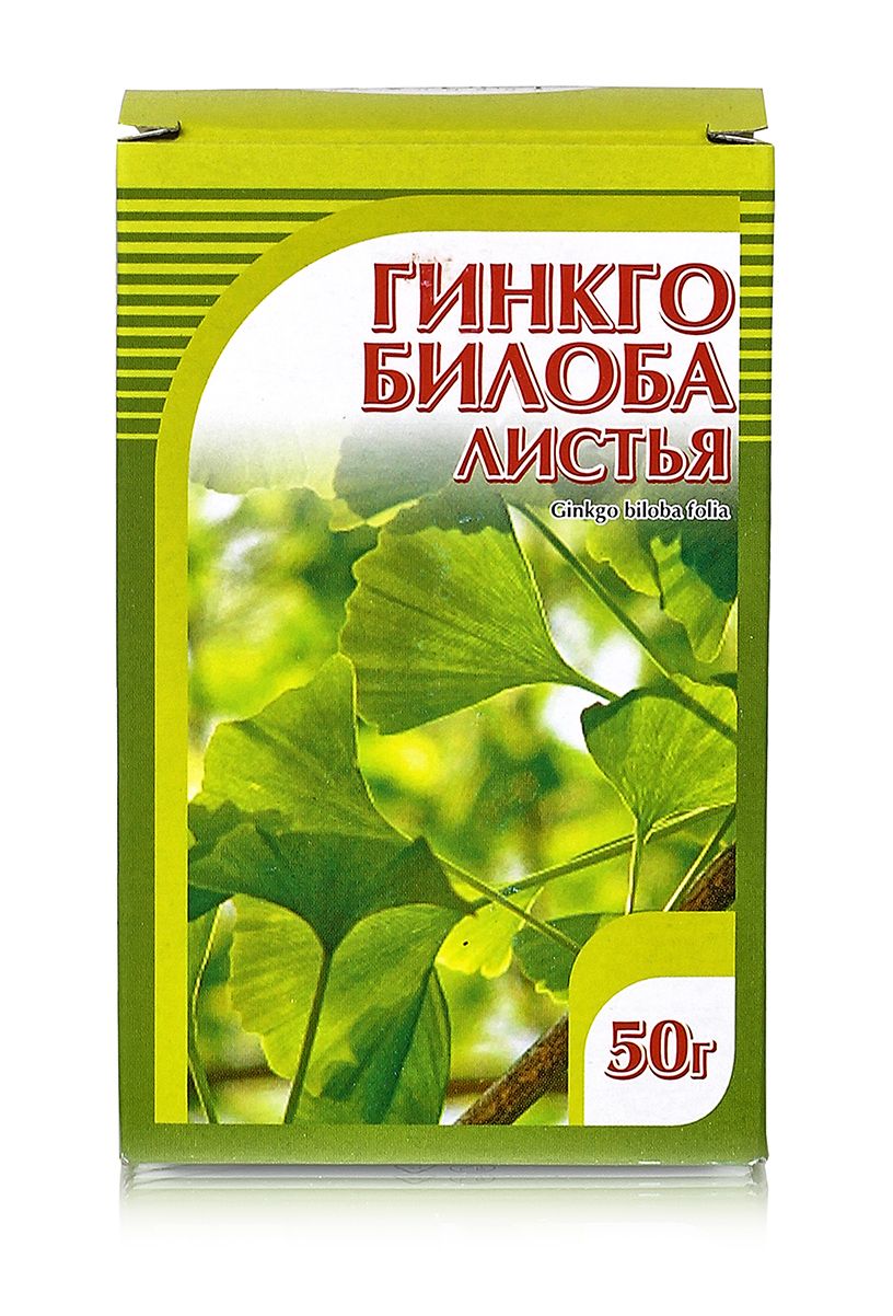 Гинкго билоба плюс, цветки и трава 50гр. Хорст