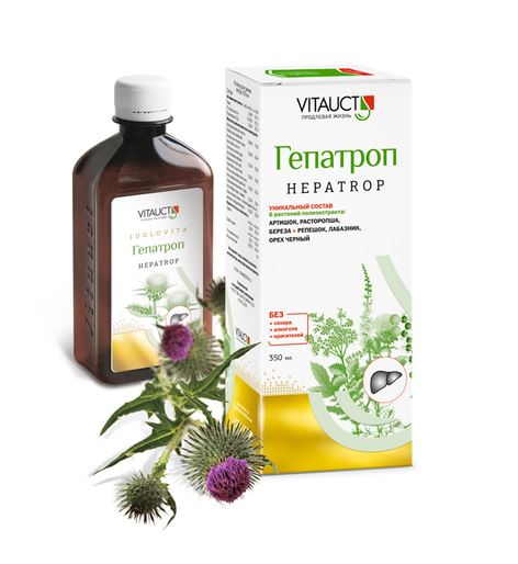 ГЕПАТРОП, раствор 350 мл Витаукт
