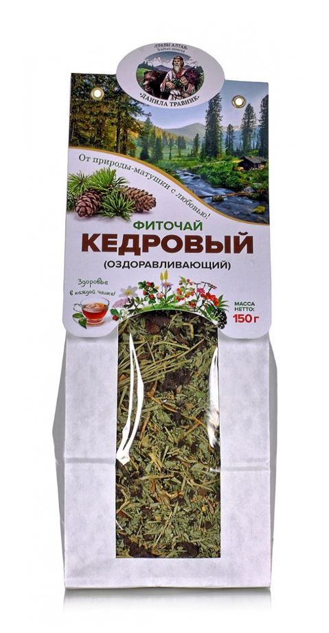 Сбор "Кедровый" (оздоравливающий) в бумажной упаковке 150гр. Данила травник