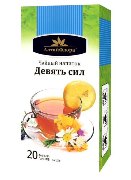 Чайный напиток "Девять сил" 20 ф/п * 1,5 гр. АлтайФлора