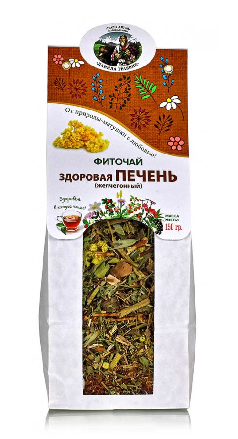 Сбор "Здоровая печень" в бумажной упаковке 150 гр. Данила Травник