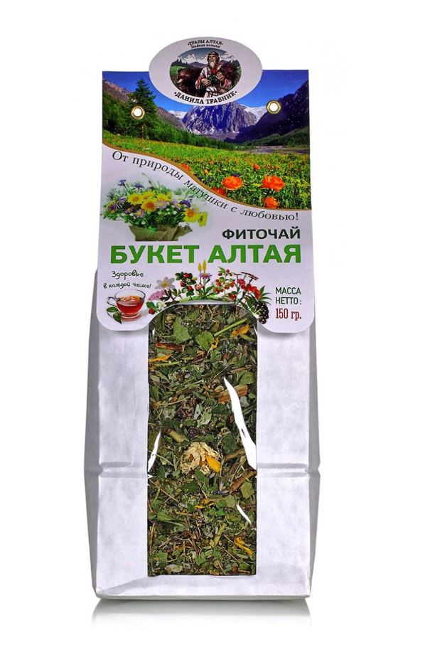 Сбор "Букет алтая" в бумажной упаковке 150 гр. Данила Травник