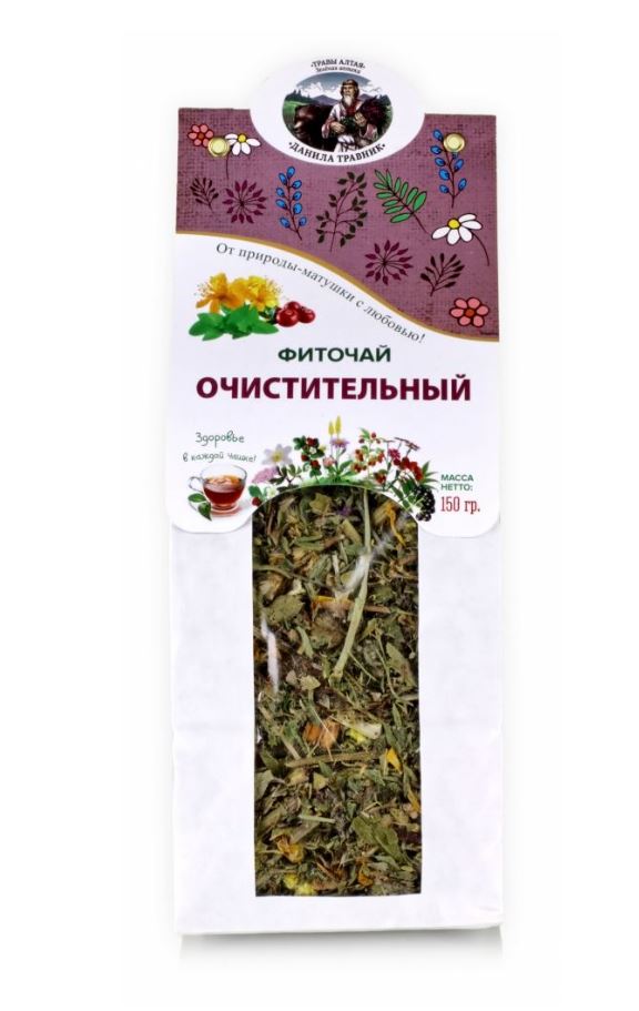 Сбор "Очистительный" в бумажной упаковке 150 гр. Данила Травник
