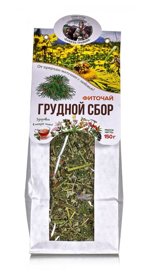 Сбор "Грудной сбор" в бумажной упаковке 150 гр. Данила Травник