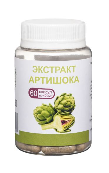 Экстракт артишока, 60 капс. по 400 мг Олимед