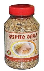 Овес в оболочке банка 350г Злаки Сибири.