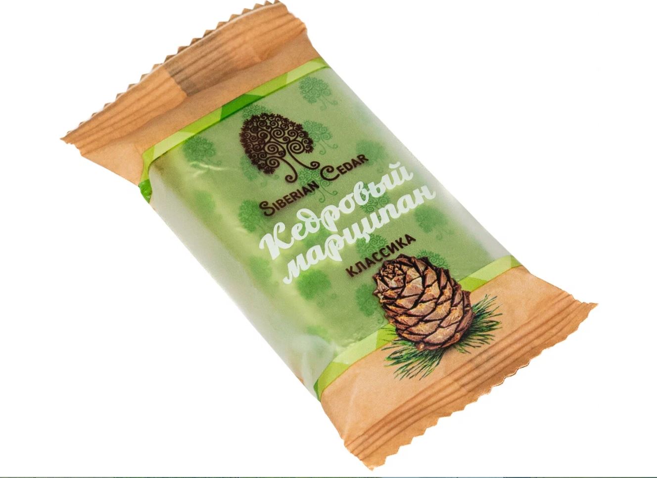 Конфеты "Кедровый марципан" батончик 40гр