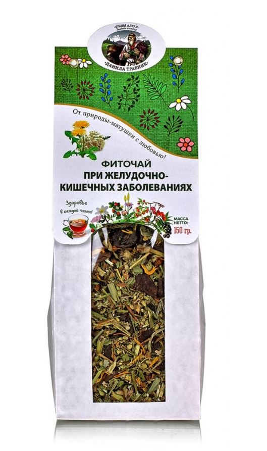 Сбор "При желудочно-кишечных заболеваниях " в бум.уп. 150 гр. Данила Травник